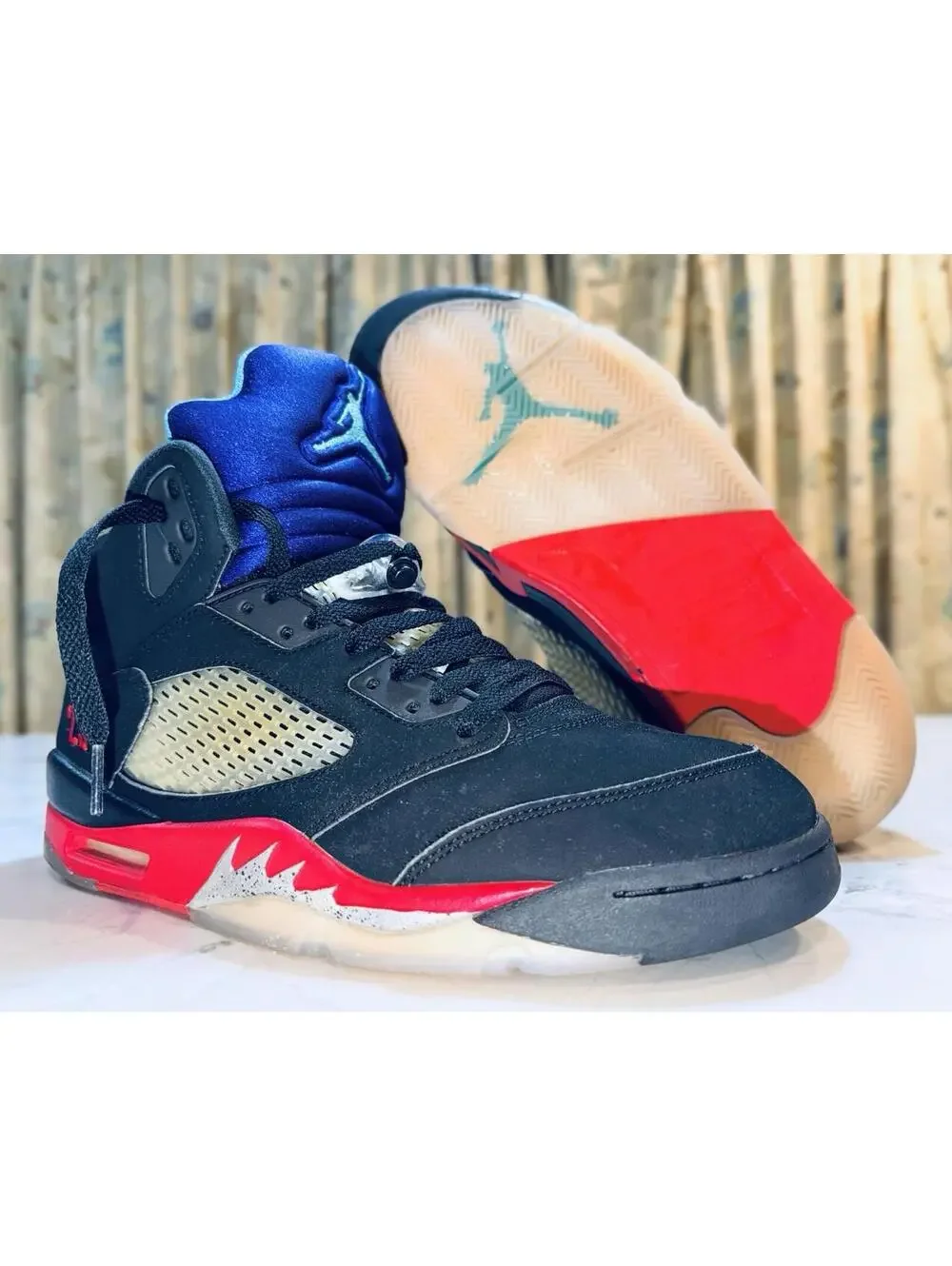Size 12 - Jordan 5 Retro Top 3 Black 2020
